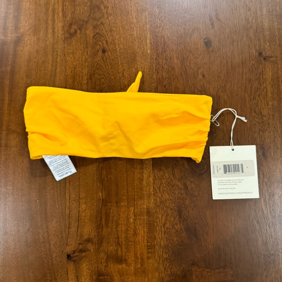 New! Mara Hoffman Abigail Bikini Top Size Small - Picture 3 of 8